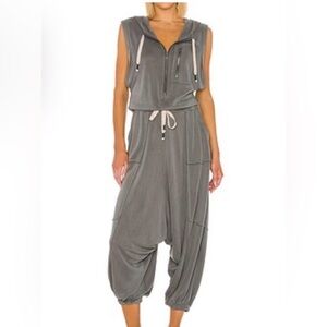 FP Movement Franklin Hills Jumpsuit in Dark Grey Size Small